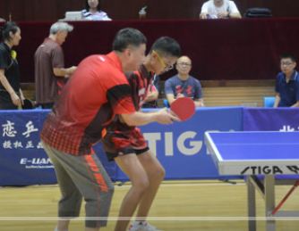 (陳振江教練)提氣收腹，髖管著手，不要后仰，陳振江指導(dǎo)教你反手相持如何發(fā)力！