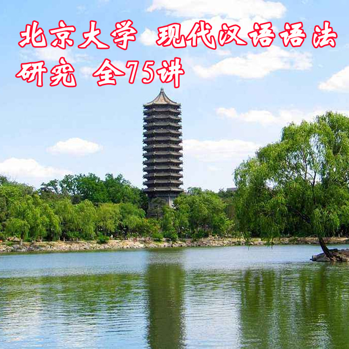 北京大學(xué)現(xiàn)代漢語(yǔ)語(yǔ)法研究全75講主講-陸儉明視頻合集百度網(wǎng)盤下載