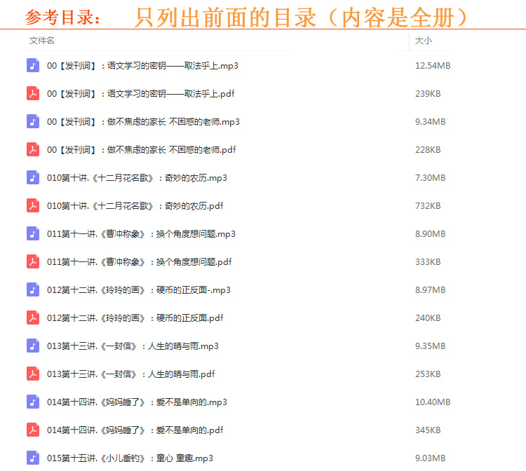 《酈波的課》-二年級(jí)(上)課文解說(shuō)音頻全集百度網(wǎng)盤下載