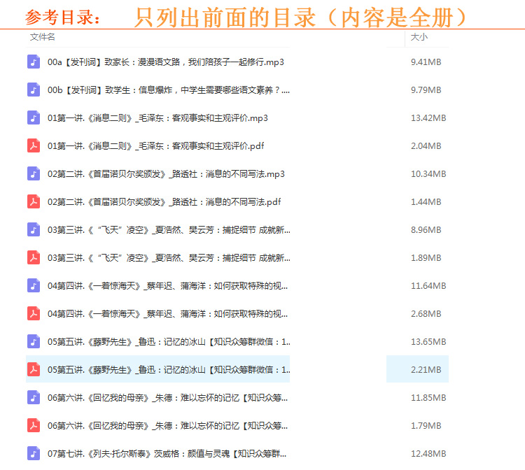 《語文課》-酈波八年級(上)課文解說音頻全集百度網(wǎng)盤下載