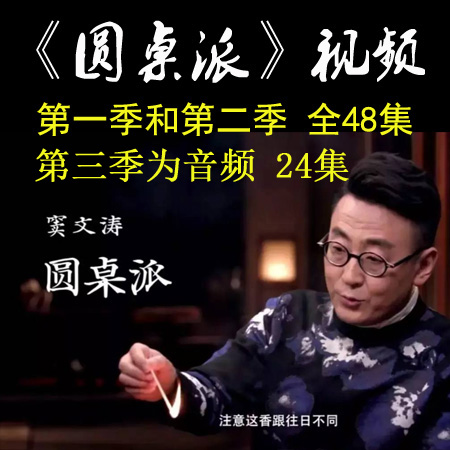 高清《圓桌派》123季視頻音頻全集百度網(wǎng)盤下載