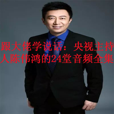 跟大佬學(xué)說話：央視主持人陳偉鴻的24堂音頻全集百度云百度網(wǎng)盤下載