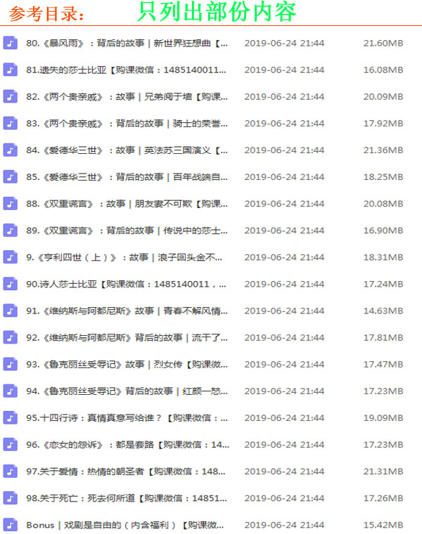 《和莎士比亞的365天》音頻全集百度云百度網(wǎng)盤下載