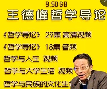復旦大學-王德峰-哲學導論視頻-教程PDF教材全集&nbsp;百度云百度網(wǎng)盤下載