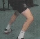 乒乓步法學(xué)習(xí)慢動作