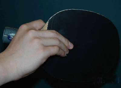 直拍橫打握拍法