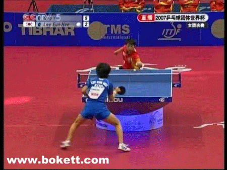 李恩姬的正膠技術(shù)圖示正手拉