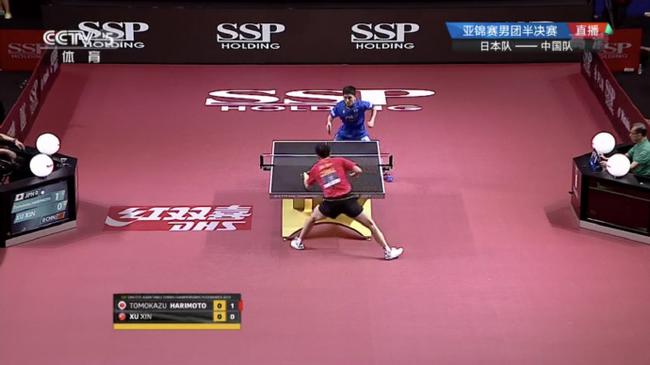 亞錦賽許昕逆轉(zhuǎn)張本智和 樊振東首局1-8落后翻盤