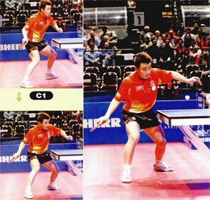 向王皓學習如何運用腰部動作