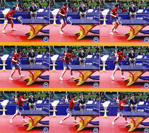 馬林側(cè)身正手晃挑