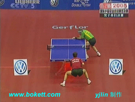 波爾反手控制直線后側(cè)身攻