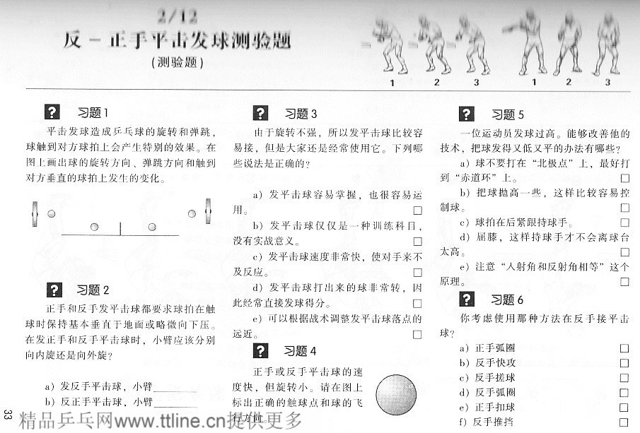 正手平擊發(fā)球圖解與練習(xí)方法