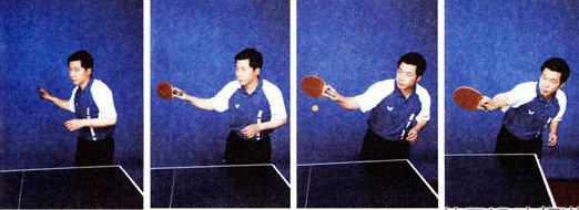 正手滑板球圖解