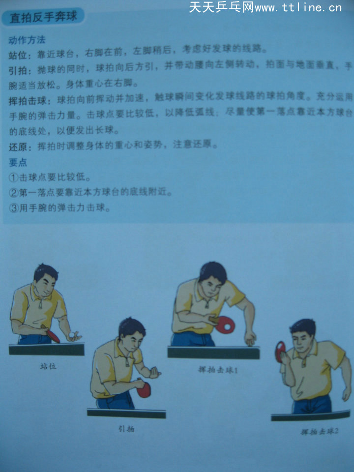 跟教練學乒乓-發(fā)球技術(shù)-直拍反手奔球