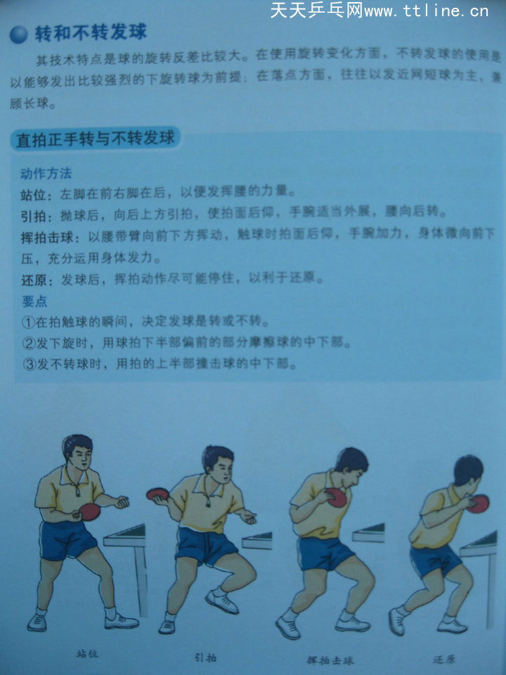 跟教練學乒乓-發(fā)球技術(shù)-直板正手轉(zhuǎn)與不轉(zhuǎn)發(fā)球