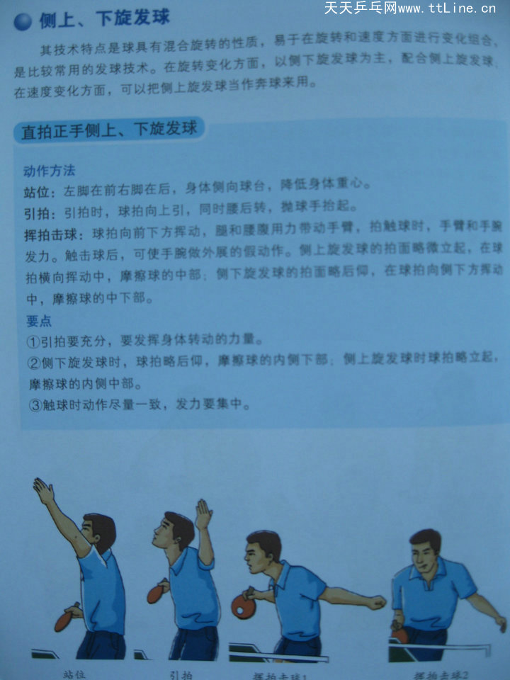 跟教練學(xué)乒乓-發(fā)球技術(shù)-直板正手側(cè)上、下旋發(fā)球