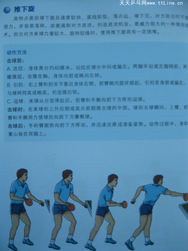 跟教練學(xué)乒乓-推擋球技術(shù)-推下旋