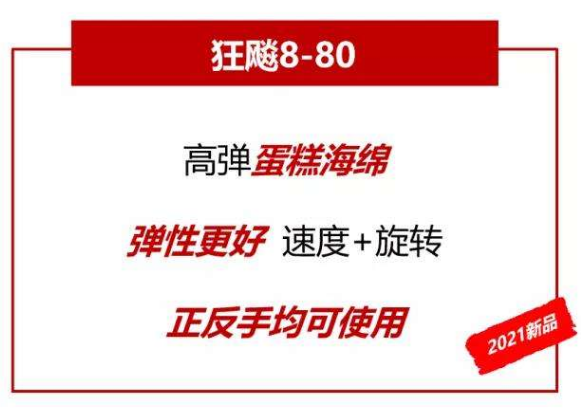 新品紅雙喜狂飆8-80乒乓球膠皮試打體會怎樣樣？夠穩