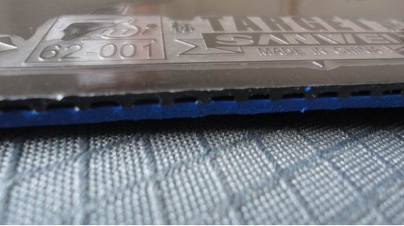 三維新款藍(lán)海綿標(biāo)靶乒乓球膠皮試打感受