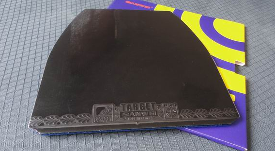 三維新款藍(lán)海綿標(biāo)靶乒乓球膠皮試打感受