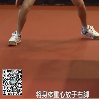 國手乒乓課堂 第04集 閆安正手搓接后銜接正手拉下旋