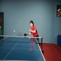 右手直板正膠經(jīng)典套路——正手搶拉后反手塞直線 | 高手套路 