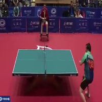 朱毅vs朱世赫，業(yè)余球王大戰(zhàn)世界第一削球手，誰更厲害？ 