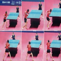 陳夢(mèng)正手發(fā)側(cè)上旋+反手加轉(zhuǎn)搶拉+反手加力頂沖乒乓技術(shù)解析