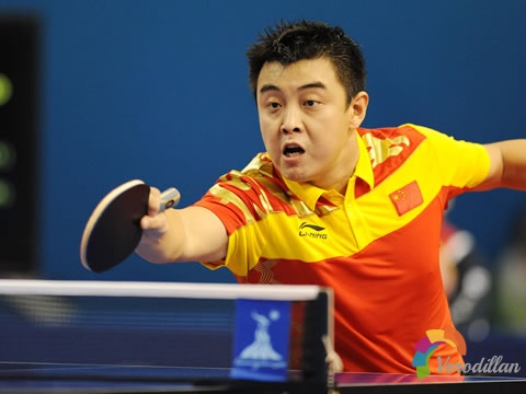 弧圈球漲球之揮拍偏向及拍面角度