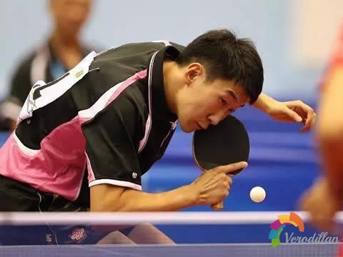 劉燚教你長膠反手發球手藝-刮