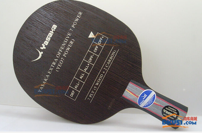 亞薩卡YEO7 POEWR 乒乓球底板試打評測簡評