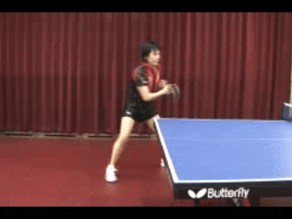 正手移動攻球練習(xí)