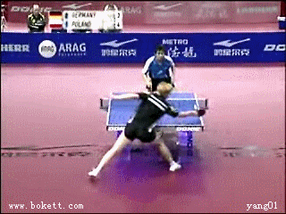 直拍逆旋轉(zhuǎn)發(fā)球