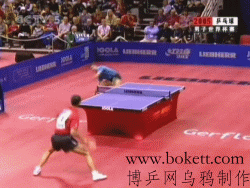 王勵(lì)勤正手反拉