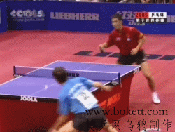 王勵(lì)勤撲正手反拉直線