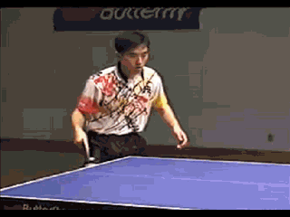 孔令輝正手挑打