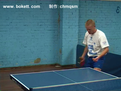 馬克.史密斯的教學片-逆旋轉發(fā)球徒手動作