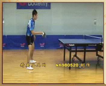 吉田海偉正手強力攻球訓(xùn)練